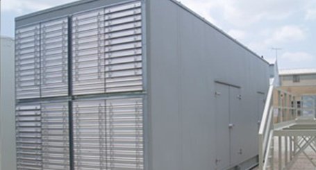 Plant rooms require enclosures constructed with suitable materials